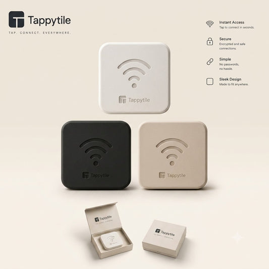 TappyTile™ — Slimme NFC Wi-Fi Tegel (COMING SOON)